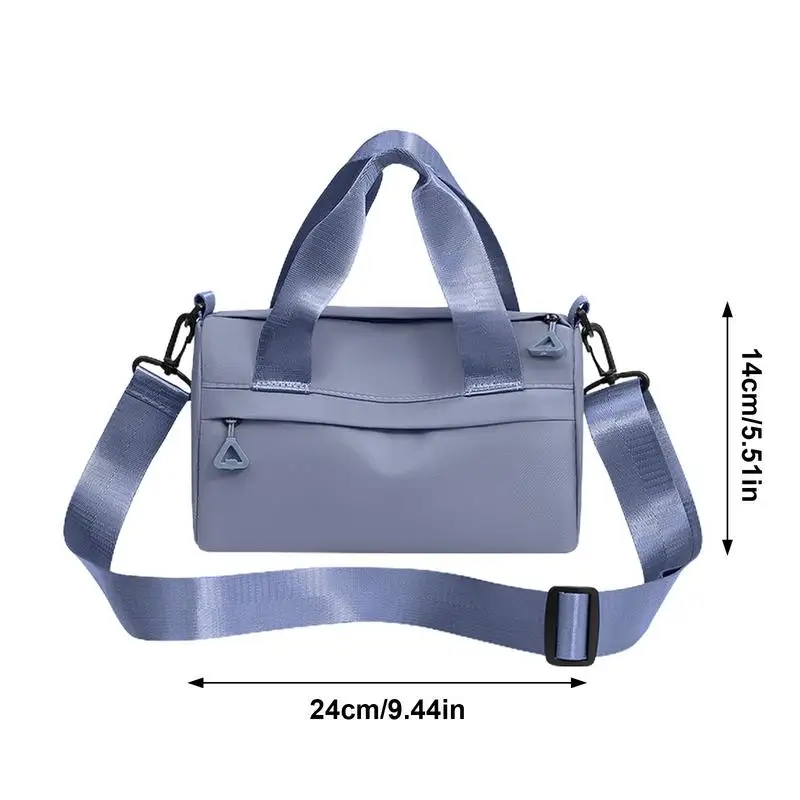 Small Gym Bags Multipurpose Zippered Fitness Bags Outdoor Tote Bag With Shoulder Straps Portable Crossbody Bags For Hiking 6
