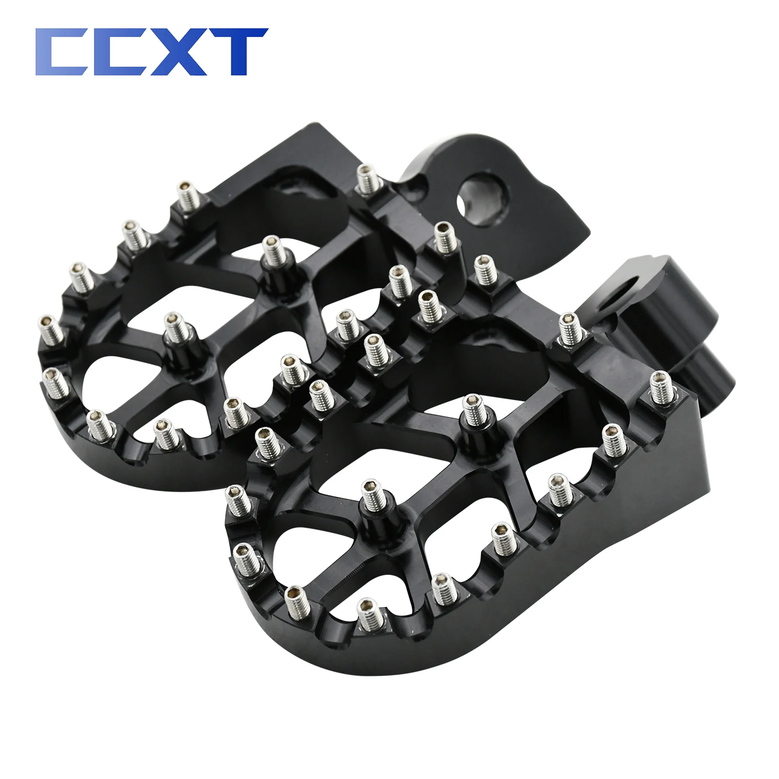 CNC Aluminum Footpegs Pedals Footrest Foot Pegs For Yamaha WR250F WR400F WR426F WR450F WR250R WR250X 1999-YZ250F YZ450F motorcycle accessories motorcycle footrests motorcycle foot pedals