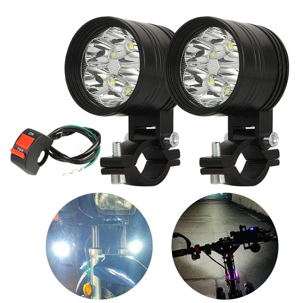 Led Lights For Motorcycle Headlight Fog Lights Flash For Bmw R1250Gs Adventure Gs 1200 K1200Rs K1200R K75 R1200Rt S1000Rr R850R