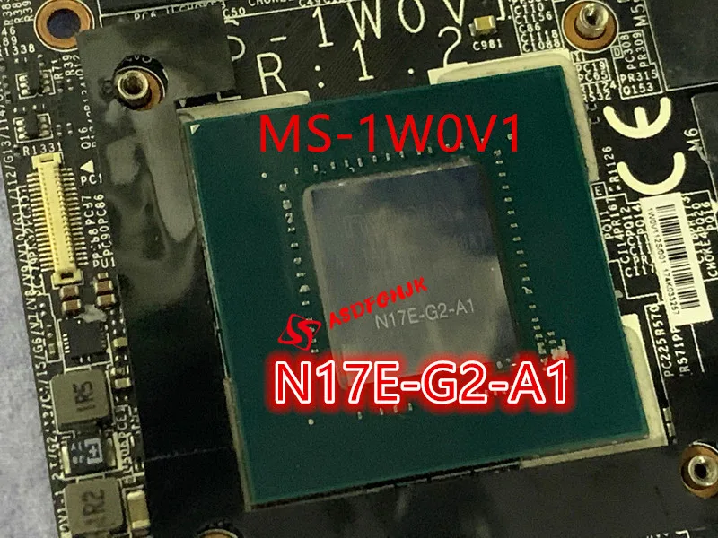 MSI GT83 Titan GTX1080 8GB MXM Graphics Card GPU