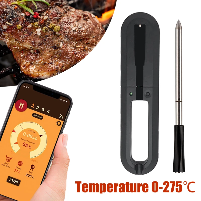 Smart Meat Temperature Sensor Temperature Sensor Kitchen Grill