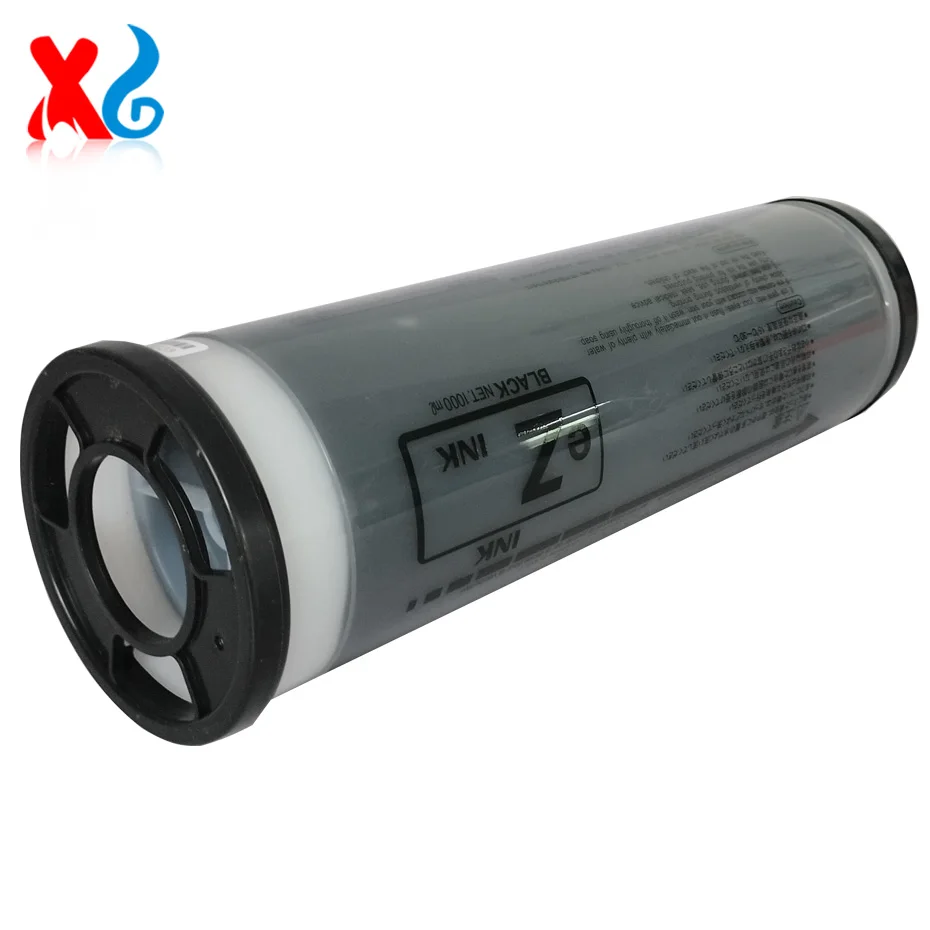 Cartucho a Jato de Tinta para Riso Ez200 201 220 230 231 300 301 330 370 371 390 570 571 Preto tipo Tinta Riso e 1000ml S7612e - Imagem 6