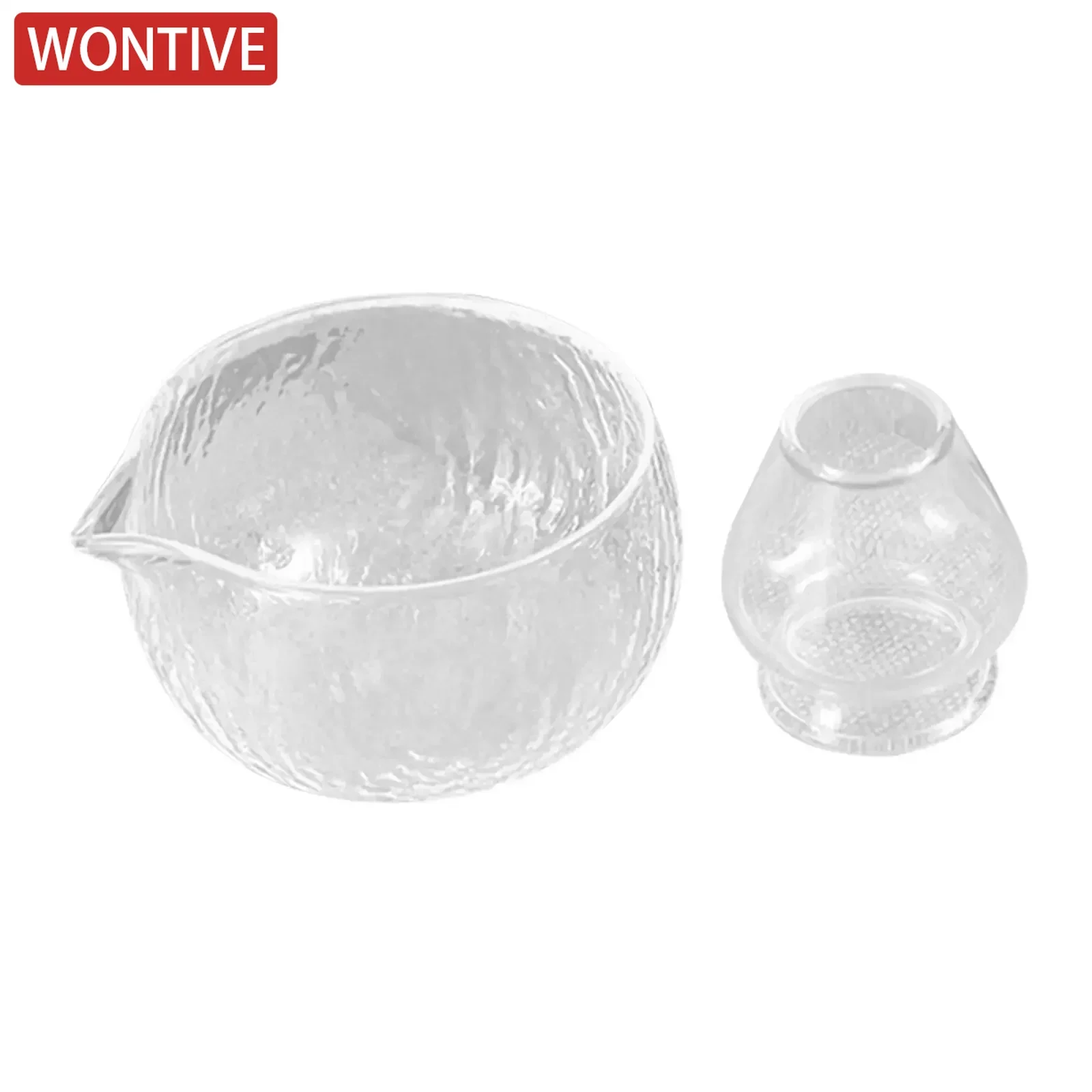 Matcha Tea Set Matcha Bowl Teaware Matcha Ceremony Starter Juice Bowl with Pouring Spout Teahouse Decor Tea Tool Chasen Whisk Stand 500 ml