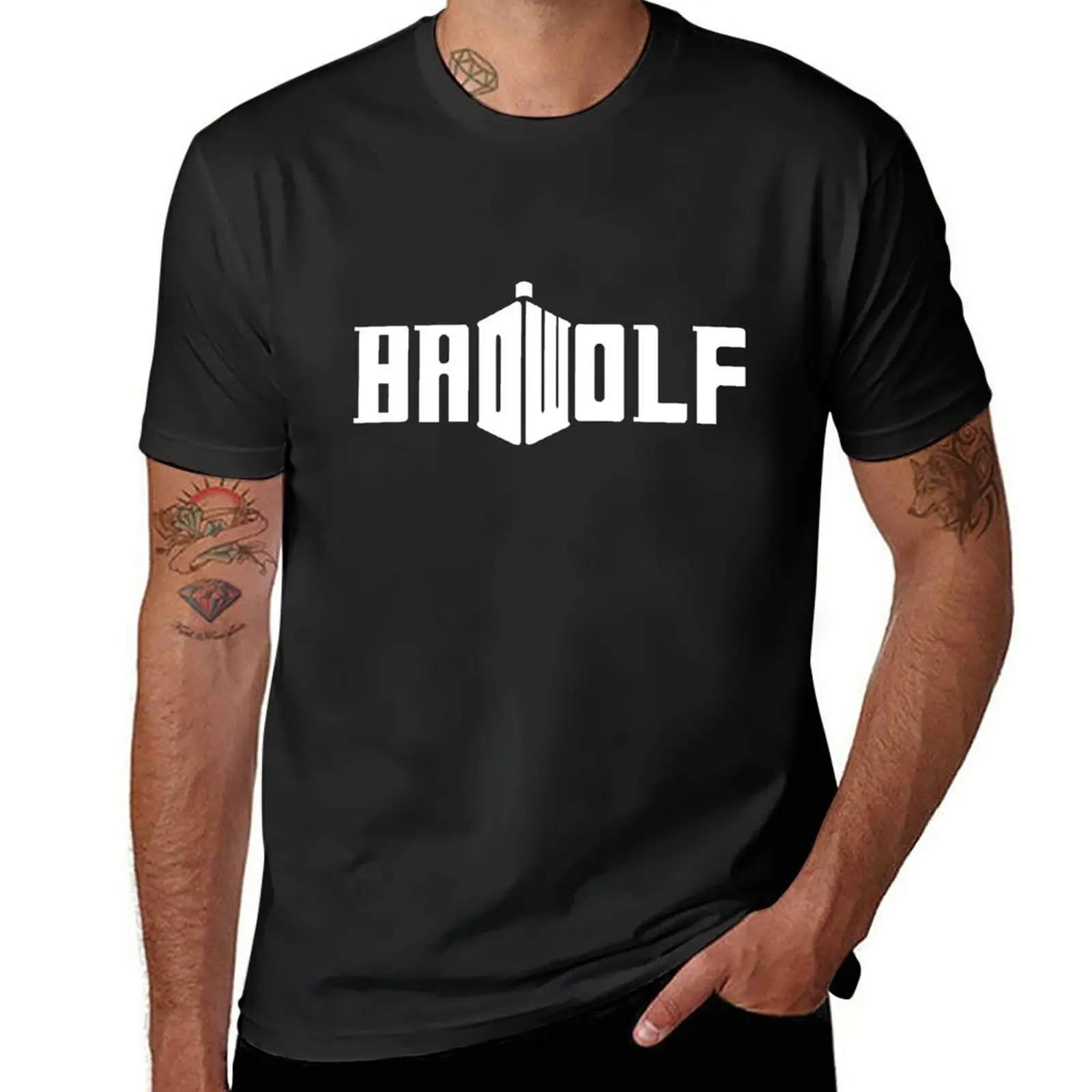 

Bad Wolf T-Shirt blanks summer top summer tops new edition mens t shirt