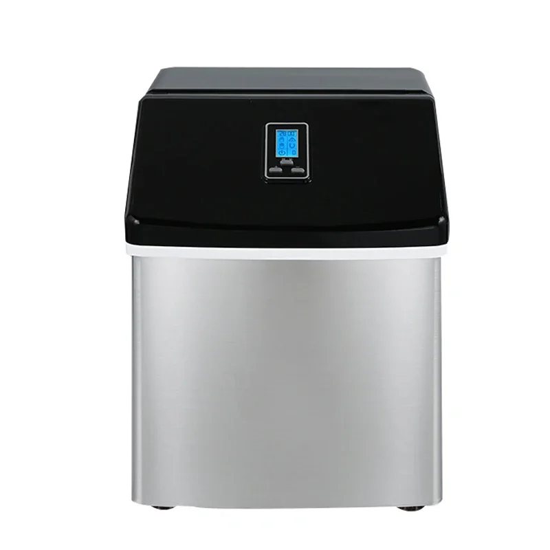 WZB-20F/S 120W Electric Commercial Ice Maker 25KG Household Tabletop Automatic Round Ice Cube Maker Machine 220V