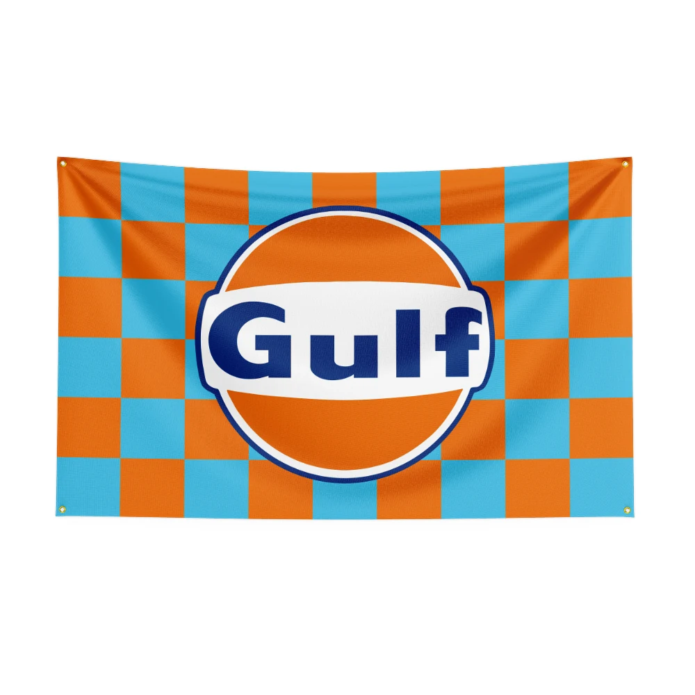 Banner A Olio Stampato In Poliestere Con Bandiera Del Golfo Da 3 X5 Piedi Per La Decorazione