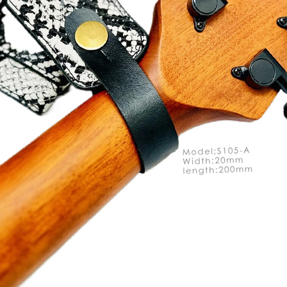 

New Practical Strap Button Guitar Strap Button Strap Button 1pc 21*2.2cm PU Secure Attachment Sleek Design Folk