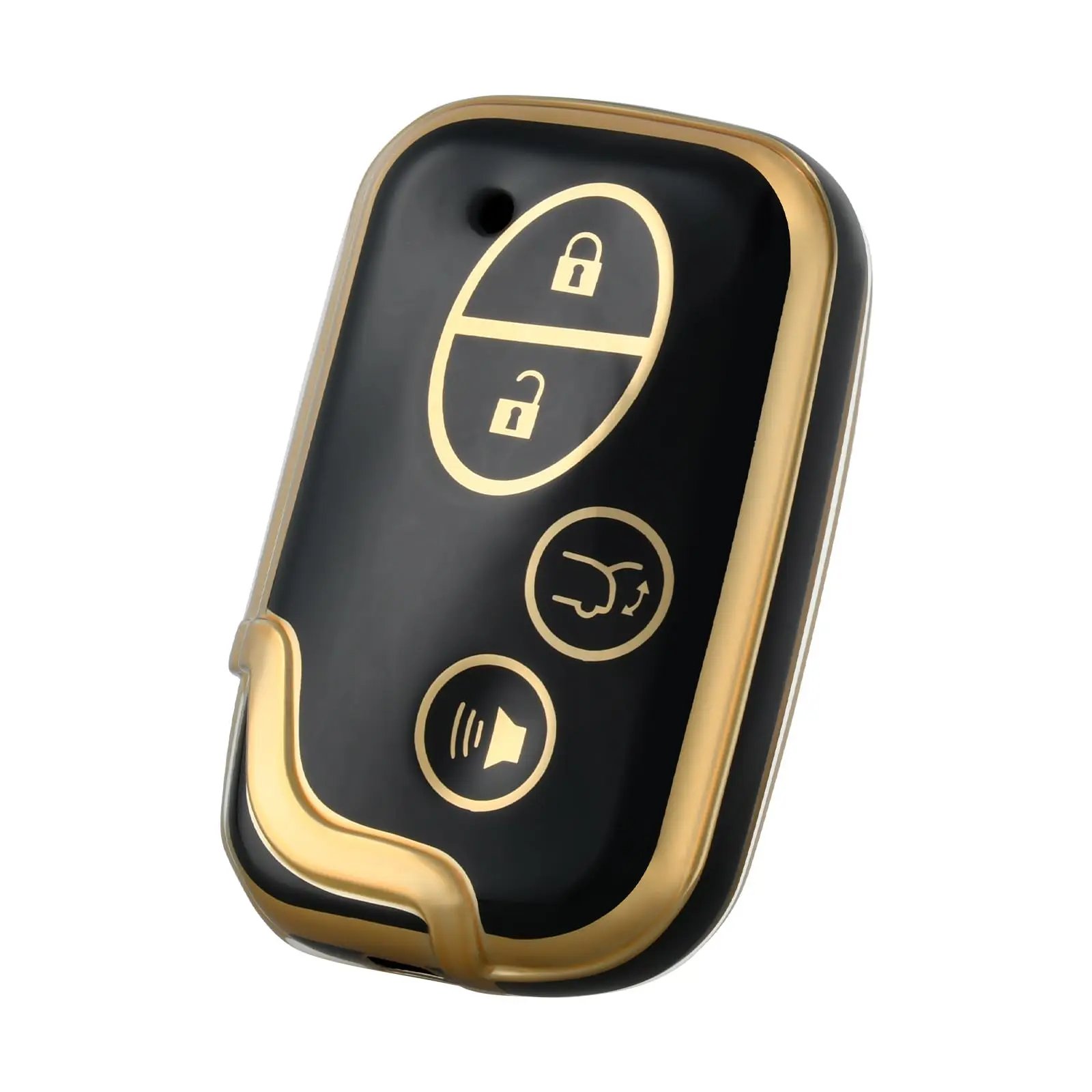 OFFCURVE Premium Leather Key Fob Cover for Lexus – Elegant and Durable Protection
