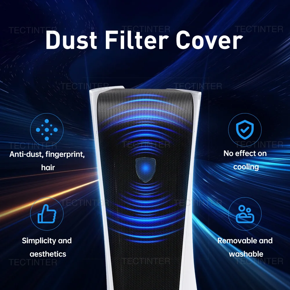 Universal Dustproof Mesh Cover for Gaming Consoles - Breathable Protector & Anti-Scratch Filter