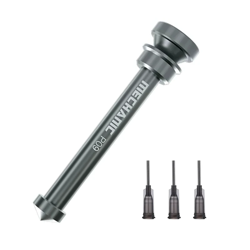 

MECHANIC P09 Aluminum Alloy Booster BGA Solder Paste Green Oil UV Solder Mask Ink Pusher for Phone Motherboard Repair Tools