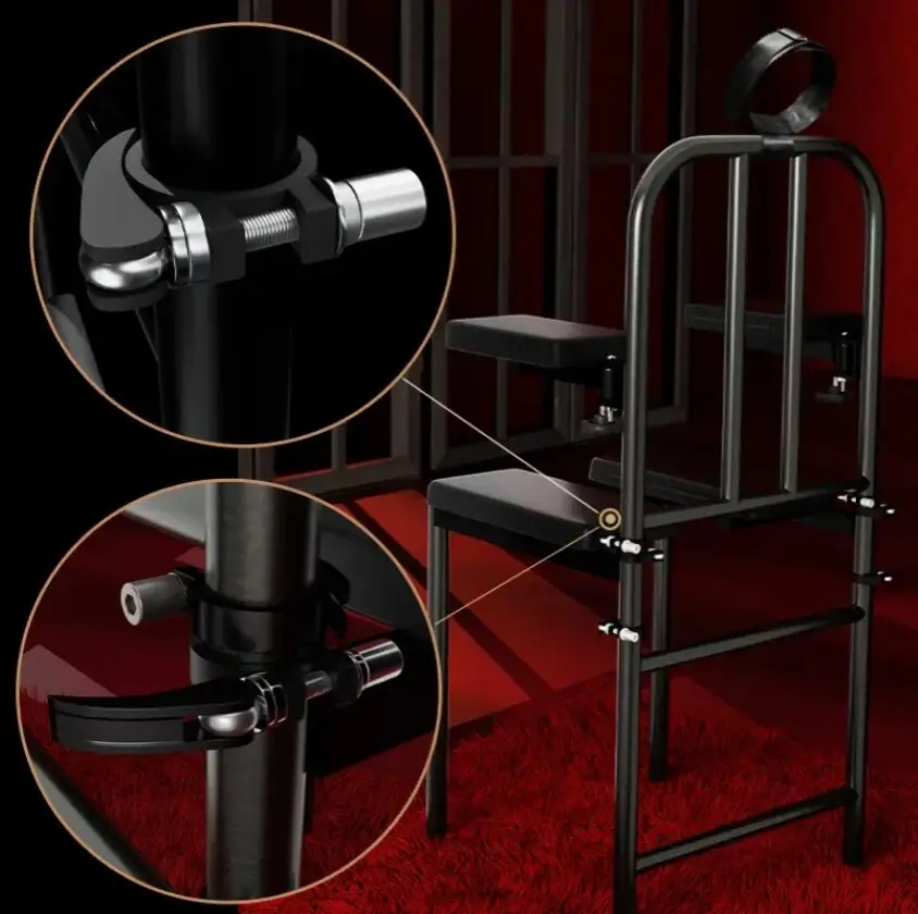 Good Price SM Flirt Sex Furniture Sex Chair Couple Fun Love Position bedroom multifunction sex chair with adjustable bdsm cuffs