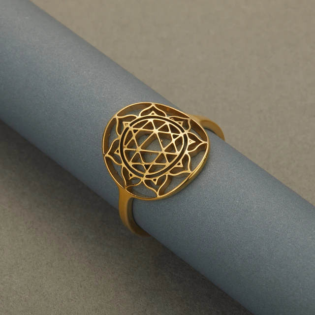 Sri Yantra Ring | Spiritual Gift | Sacred Geometry Hippy Jewelry– Ekeko  Crafts