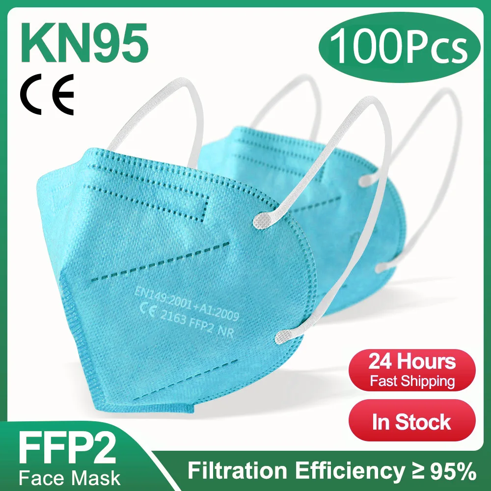 KN95-100PCS-Blue