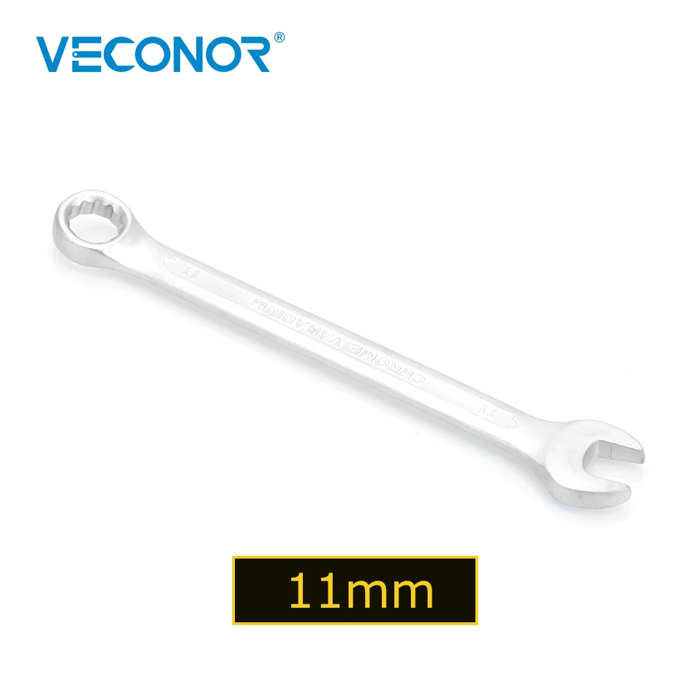 

Veconor 11mm Open Box End Combination Wrench Chrome Vanadium Opened Ring Combo Spanner Household Car repair Hand Tools 11 mm