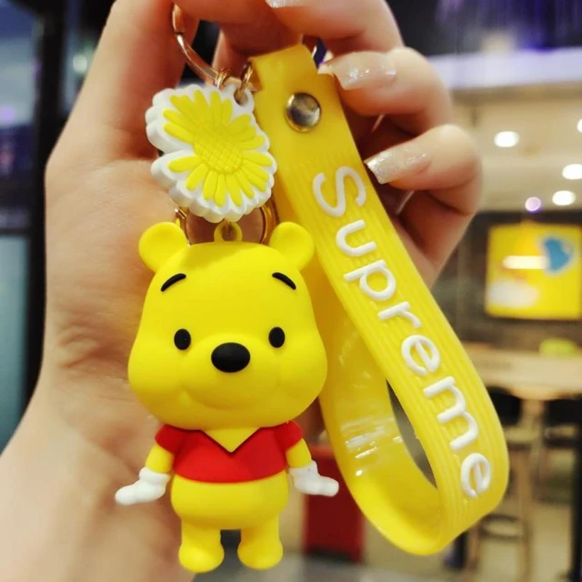 Winnie Pooh Plush Keychain, Winnie Pooh Toy Keychain