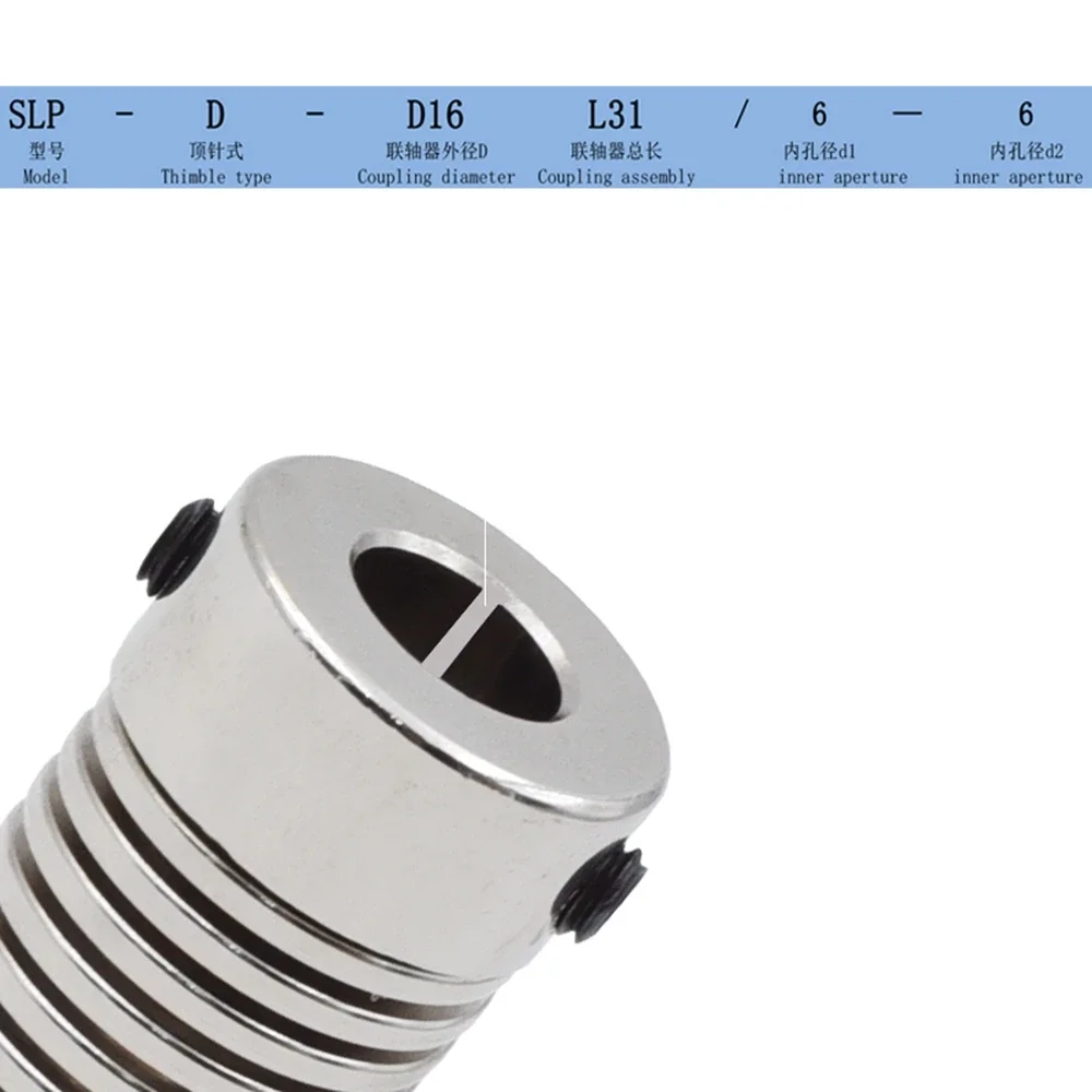 Giunto Elastico A Prugna In Lega Di Alluminio 10mm-12mm Per Motori Passo-Passo - Foto 7