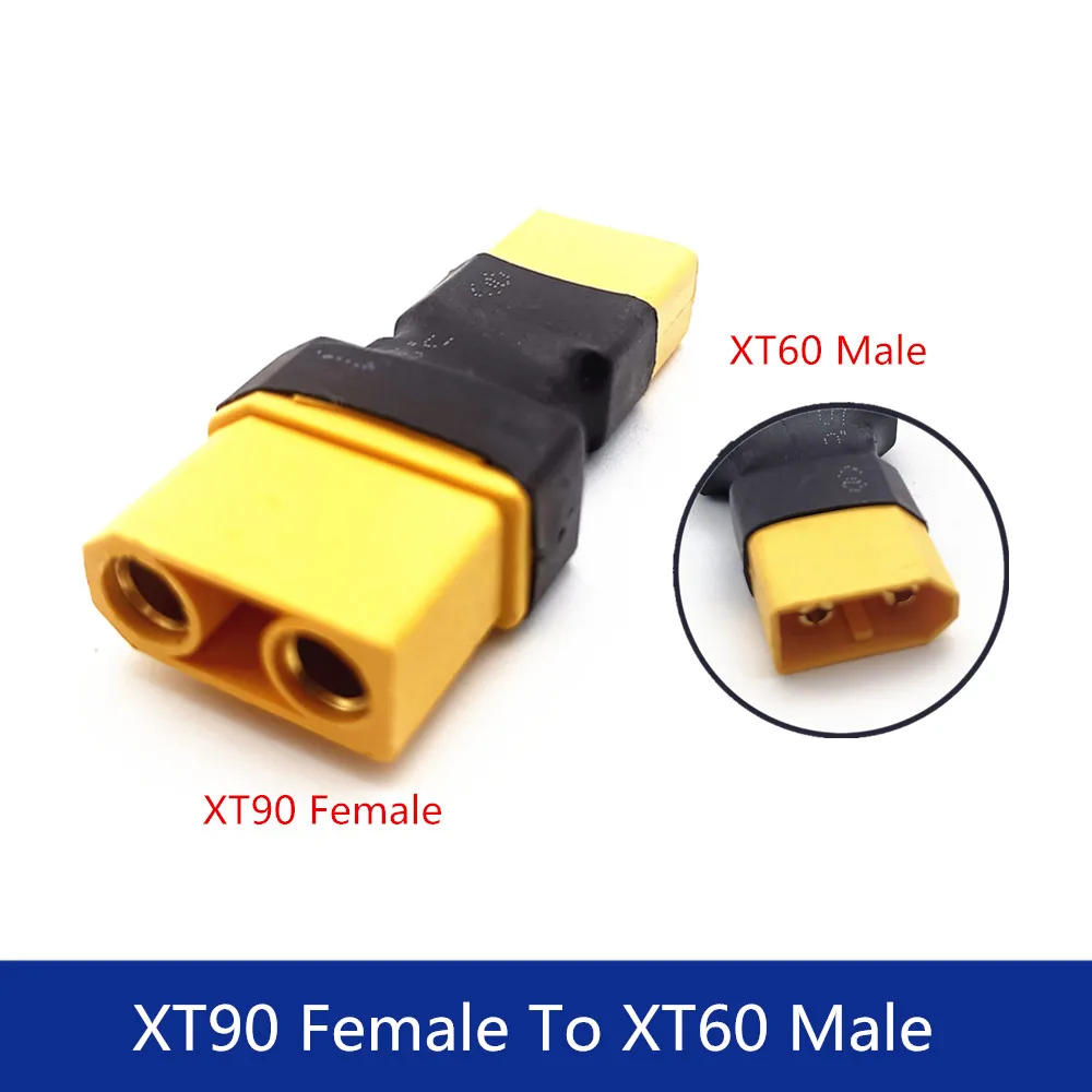 Universal Female to Male Connector Adapter for RC Models - Ideal for Cars, Airplanes, Drones, and Boats