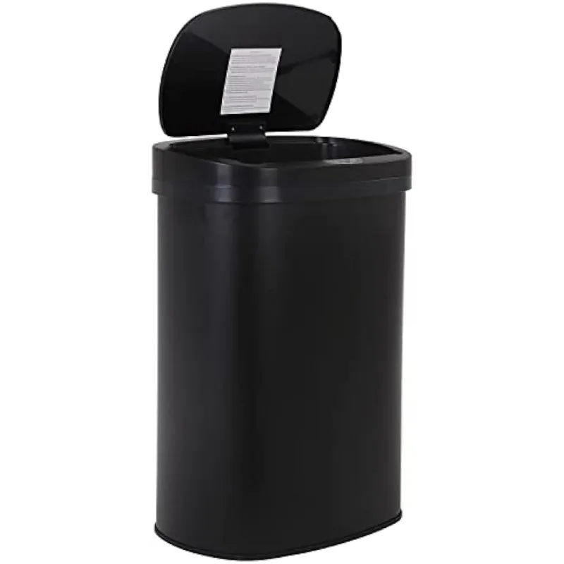 13Gallon50LiterGarbageCanKitchenTrashCanwithLidAutomatic