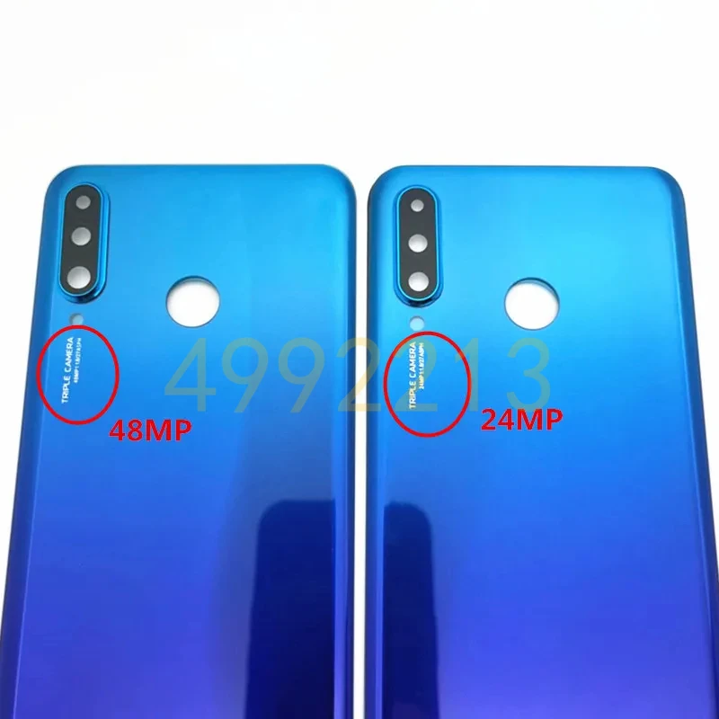 Новинка для Huawei P30 Lite Nova 4e P30Lite задняя дверь 3D панель Корпус клейкий + объектив камеры Сменный стеклянный аккумулятор задняя крышка
