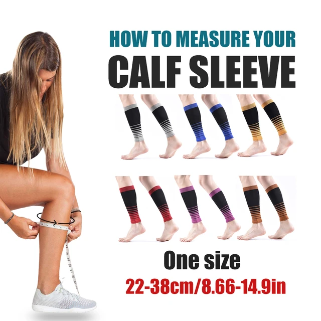 1 Pair Calf Compression Sleeve Men and Women 20-30 MmHg, Shin Splint Compression  Sleeve Socks for Varicose Veins Calf Sleeve Gym - AliExpress