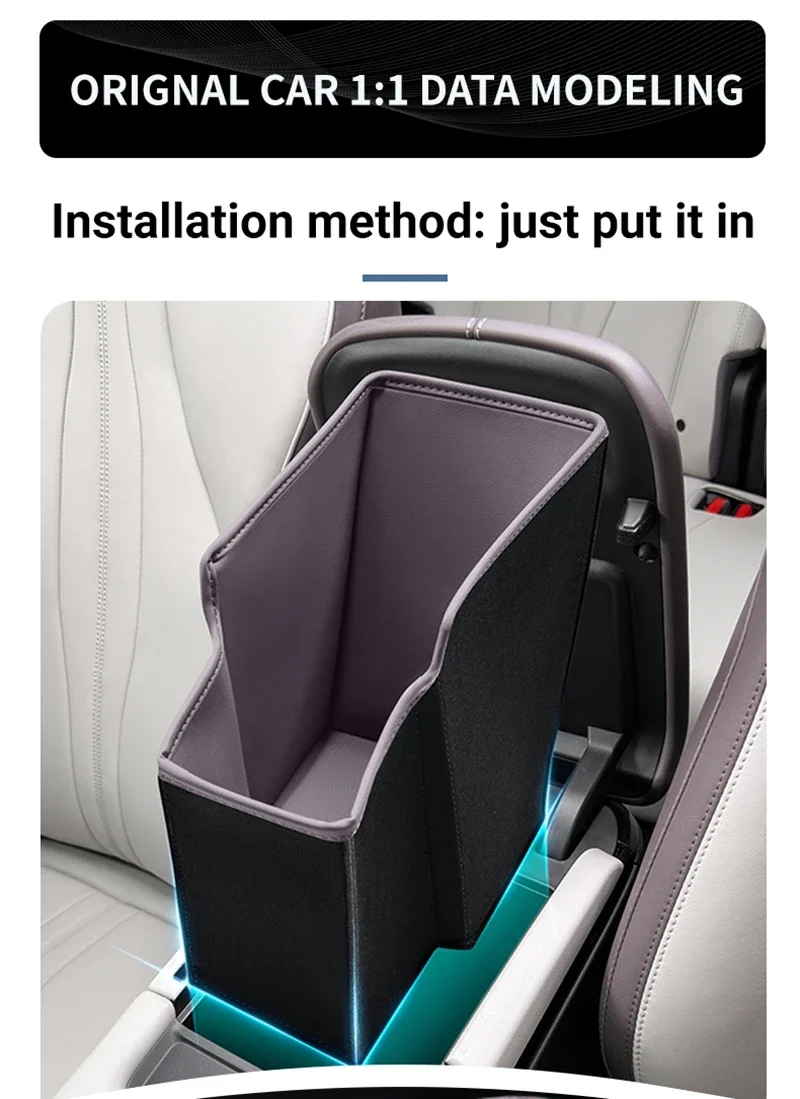 For Byd Song Plus Seal u Dmi Ev 2023-2025 Center Console Storage Armrest Organizer Box Protector Mat Scratch Wear resistant