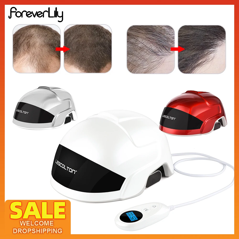 LESCOLTON Laser Hair Growth Helmet LED 