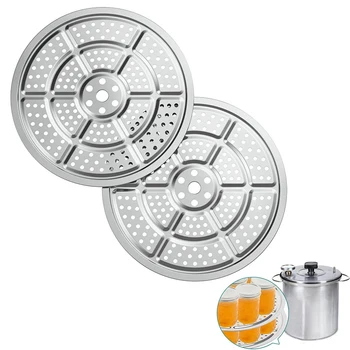 2Pcs Pressure Canner Racks Stainless Steel Cooker Canning Racks For Pressure Canner Compatible with Presto Pressure Canner