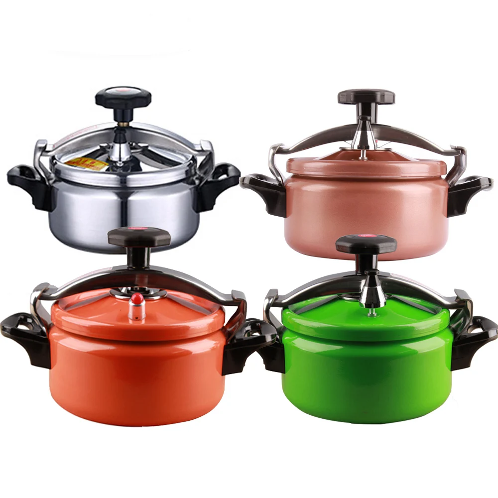 2/3l Kitchen Pressure Cooker Aluminum Soup Pot Portable Cooking Pot