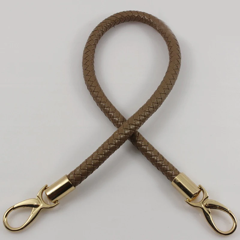 Rênes Tressées Fendues Taille Poney – Marron Clair 6 Pieds – JC234