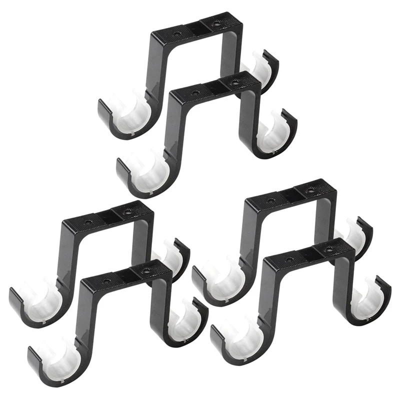 6PcsDoubleCurtainRodBracketsCeilingMountSupportsAluminumAlloyBlack.jpg