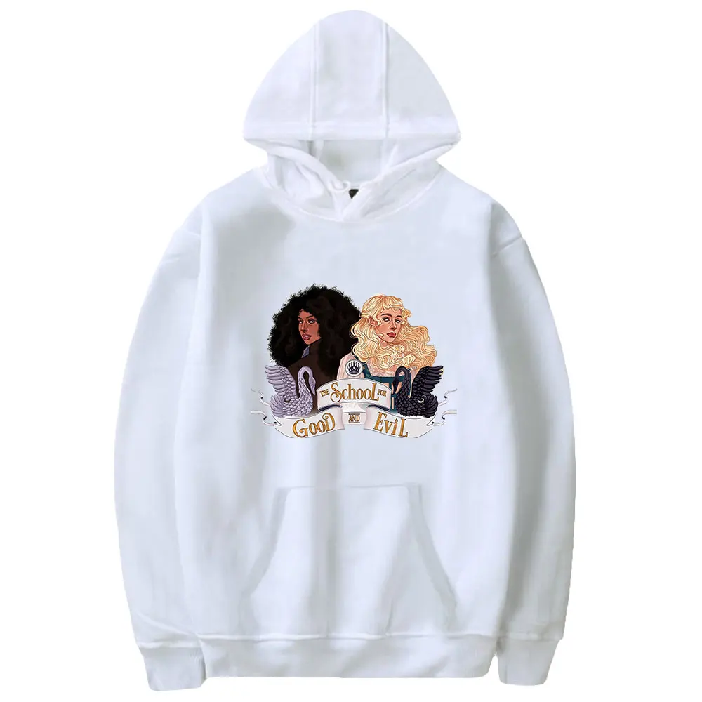 The School for Good and Evil Movie Hoodie Long Sleeve Women Men Sweatshirt Harajuku Streetwear Casual Style Clothes
