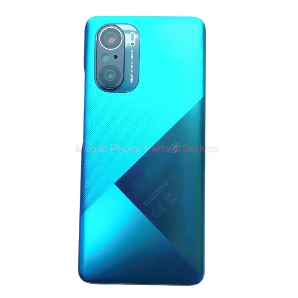 Phone Back Cover Phone Camera Lens Camera Lens Cover Glass Battery Cover Glass Phone Back Cover Xiaomi Poco F3 Back Cover Chassis Case Rear Battery Housing Door + Camera Lens Glass Repair Parts