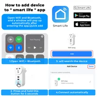 16A Tuya WiFi Smart Socket With 2 USB Charging Ports Outlet Adapter Smart Plug Works with Alexa Google Home EU US Brazil Chile - Image 6