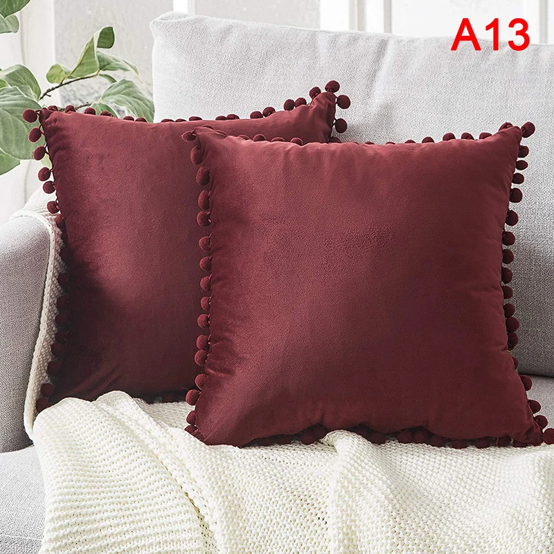 1PC Soft Velvet Cushion Cover Decorative Pillows Throw Pillow Case 45*45cm Home Decor 