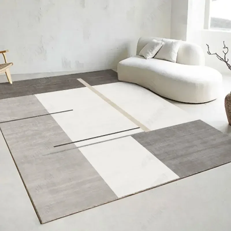 

Simple Living Room Carpet Bedroom Bed Floor Paving A Large Area of Fully Covered Sofa Coffee Table Light Luxury High Sense Mat