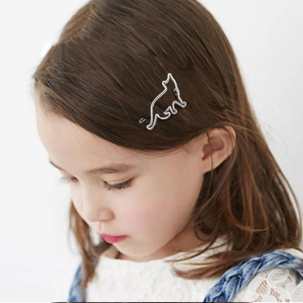 

4 шт. заколки для волос в форме кота, металлические заколки для волос для женщин и девочек (золотой + серебряный + золотой жемчуг + серебряный жемчуг)