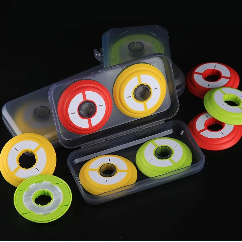 Random Color Spindle Silicone Main Spool W/Box Fishing Main Line Box Winding Board Not Hurting Line Closed Fishing Winding