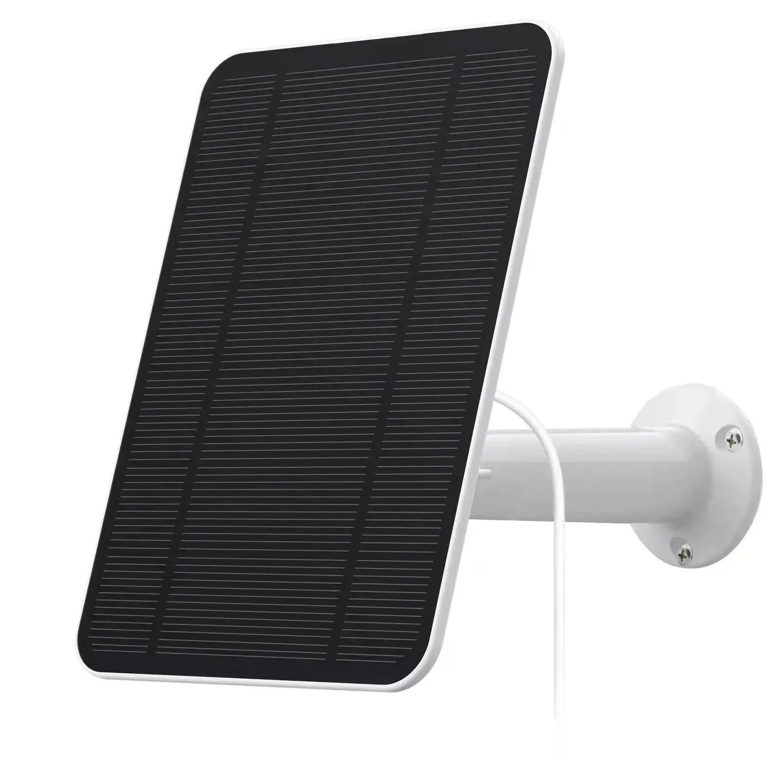 Pannello Solare Da 4W Per Fotocamera Ad Anello – Type-C, Supporto 360° E Cavo 3m Per Esterno
