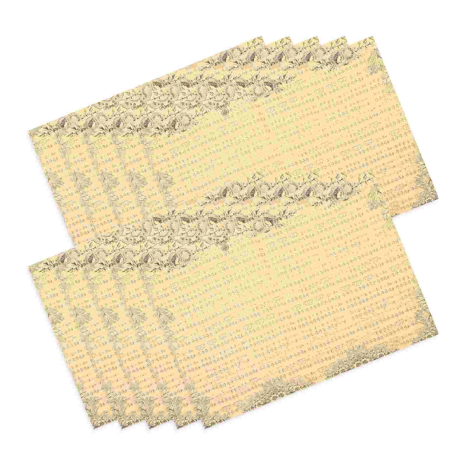 

20 Sheets of Flower Wrapping Paper Festival Gift Packing Paper Retro Paper for Flower Bouquet Wrapping
