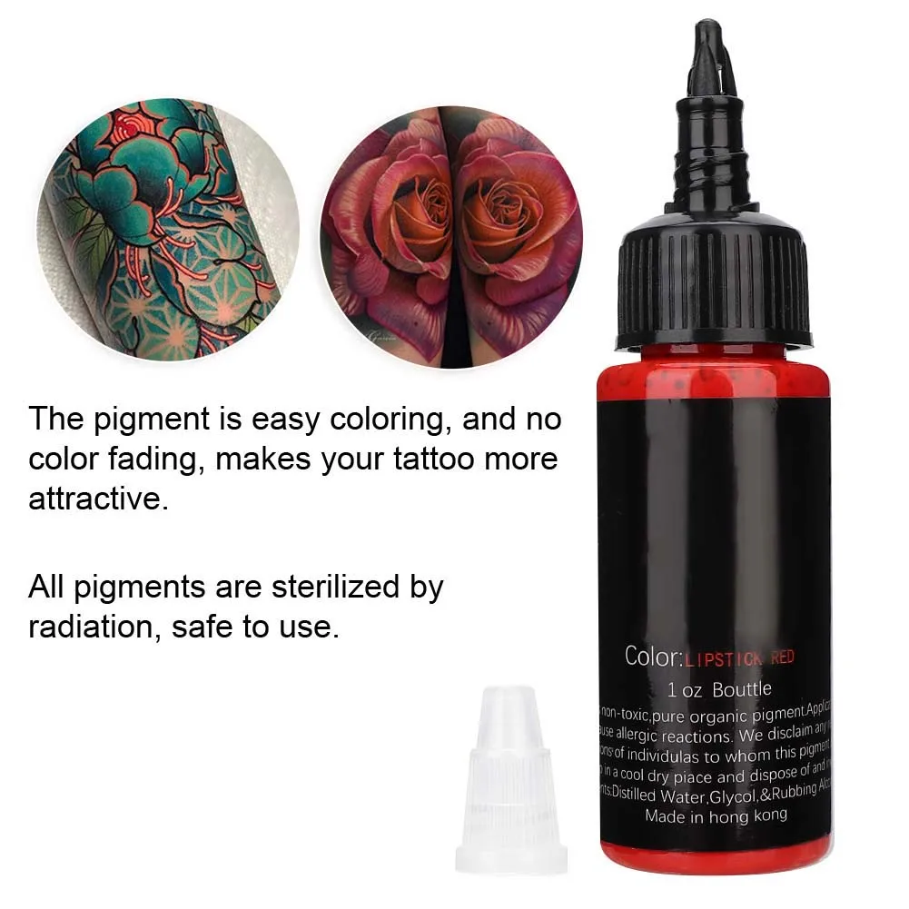 30ml/Bottle Professional Natural Plant Extract Semi-Permanent Tattoo Microblading Pigment Ink Long Lasting Tattoo Accessory Tool