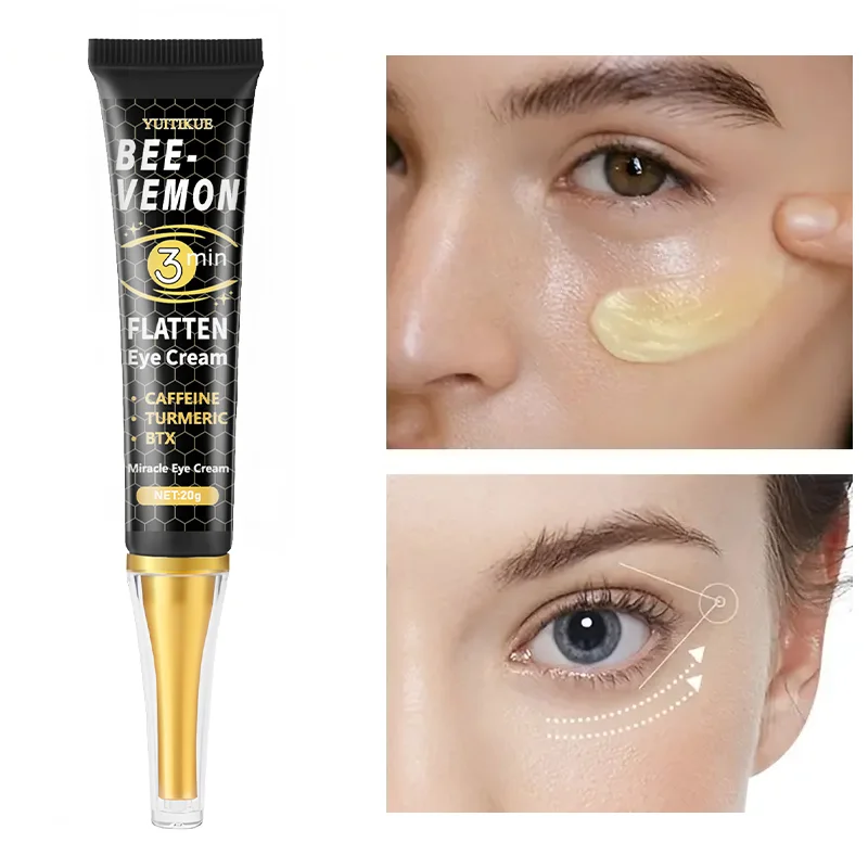 Bee Venom Eye Cream, 20 Grams, Suitable for All Skin Types, Hypoallergenic, Firming and Anti-Wrinkle Improvement, Moisturizing,
