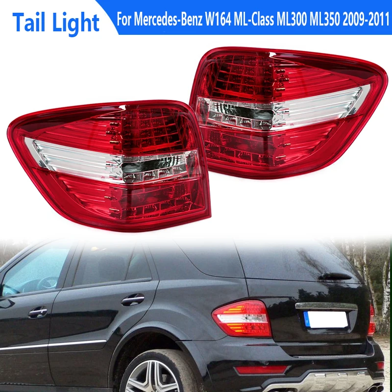 

LED Tail Light For Mercedes-Benz W164 ML-Class ML300 ML350 2009 2010 2011 Taillamp Turn Signal Brake Light 1648202764 1648202864