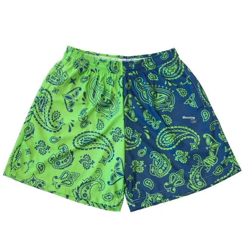 Loose Men's Basketball Fitness Shorts American Sporty Five-Quarter Casual Summer Trousers Retro Style Skateboard Long Pants