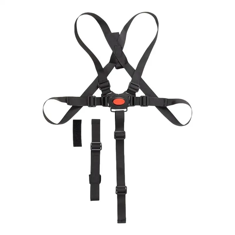 5 Point Harness For Baby Chair Kids Protection Seat Belt Adjustable High Chair 5 Point Harness Seat Protection Belt For Stroller