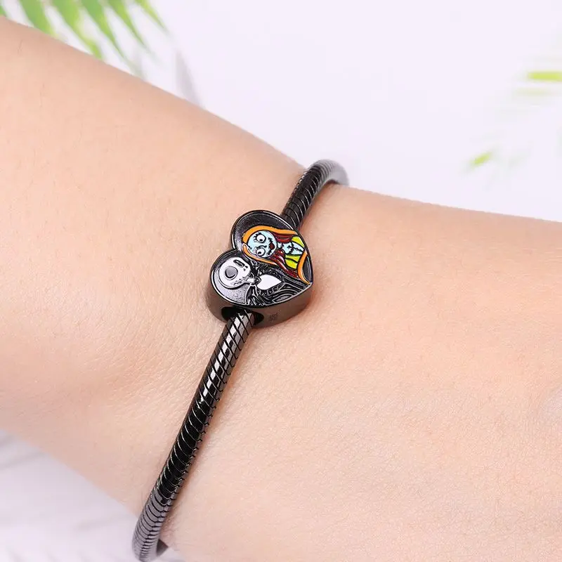 S925 Silver Hammer Gloves Hat Shield Witch Cartoon Charm Beads Suitable for Original Bracelets DIY 925 Women's Boutique Jewelry 6
