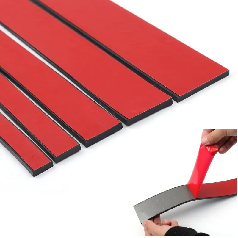 50cm Silicone Seal Strip Anti-collision Self Adhesive High Temperature Resistant