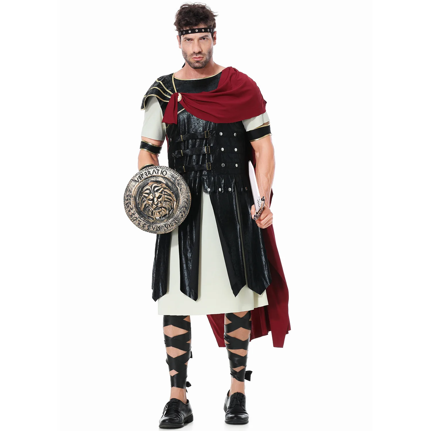 Ancient Roman Spartan Warrior Gladiator Cosplay Uniform for Women & Men Knight Xena Princess Caesar Stage Show Halloween Costume cosplay costume
