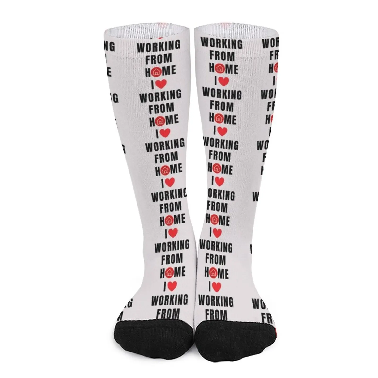 I love working from home Socks Hiking boots winter socks men stockings for men Heating sock