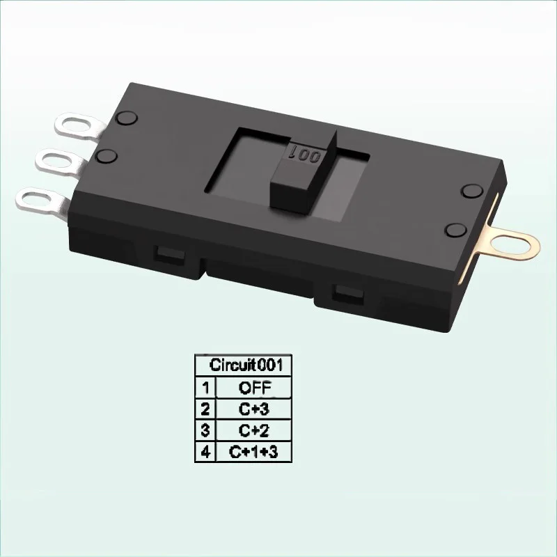 XN-14 Toggle switch 10A250V hair dryer electric cooker Electric wok motor switch four feet four gears