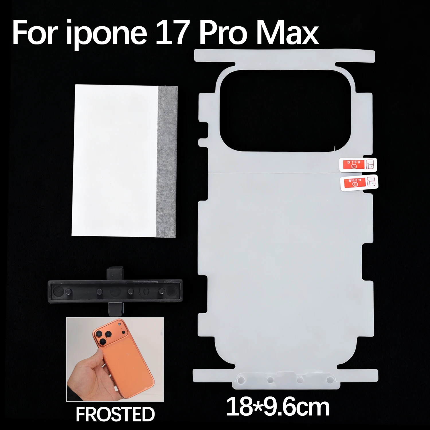 ตัวเลือกสินค้า ฟิล์มกันรอยเต็มจอ ป้องกันรอยขีดข่วน สำหรับ iPhone 17 Pro Max Air